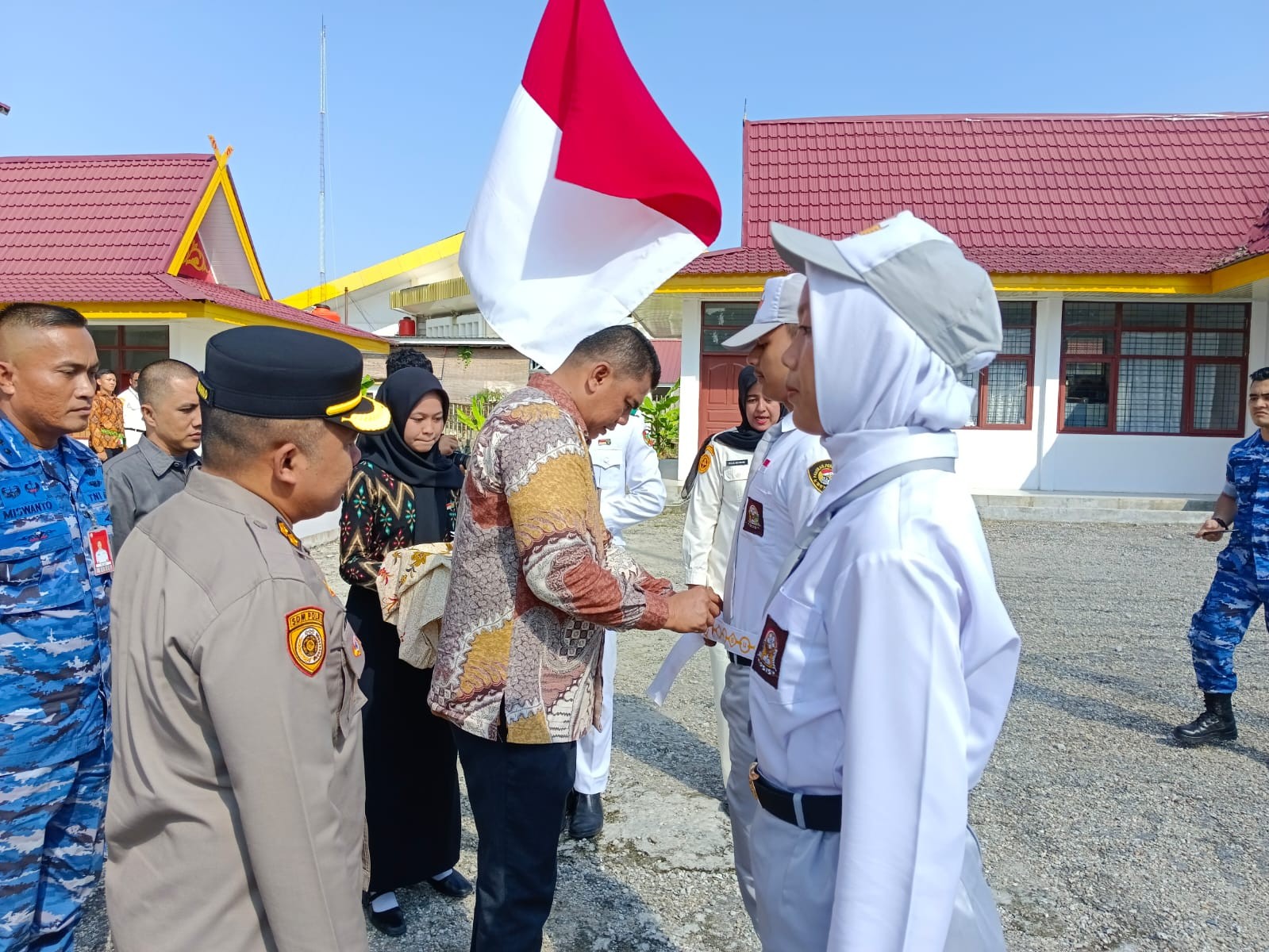 Upacara Pelantikan PASKIBRA Angkatan ke-34 Provinsi Riau Tahun 2024